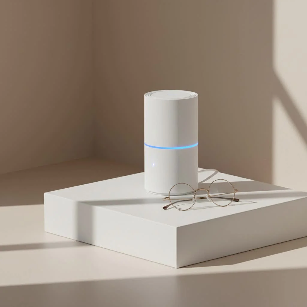 Cable WiFi router connecting to the internet