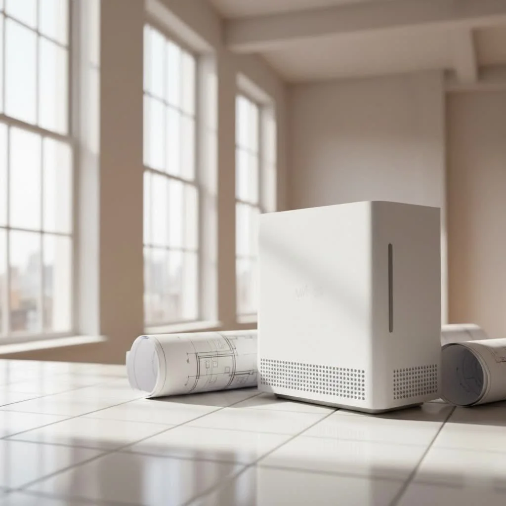 5GHz WiFi router broadcasting a strong signal
