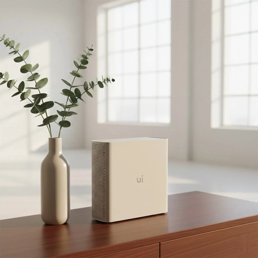 4G WiFi router converting cellular signal to local Wi-Fi