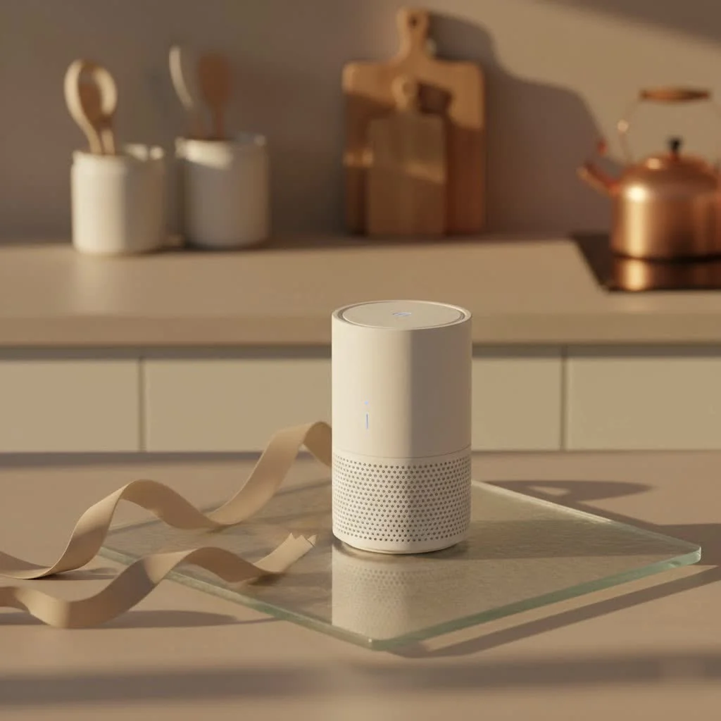 Modern WiFi router with multiple antennas for home internet