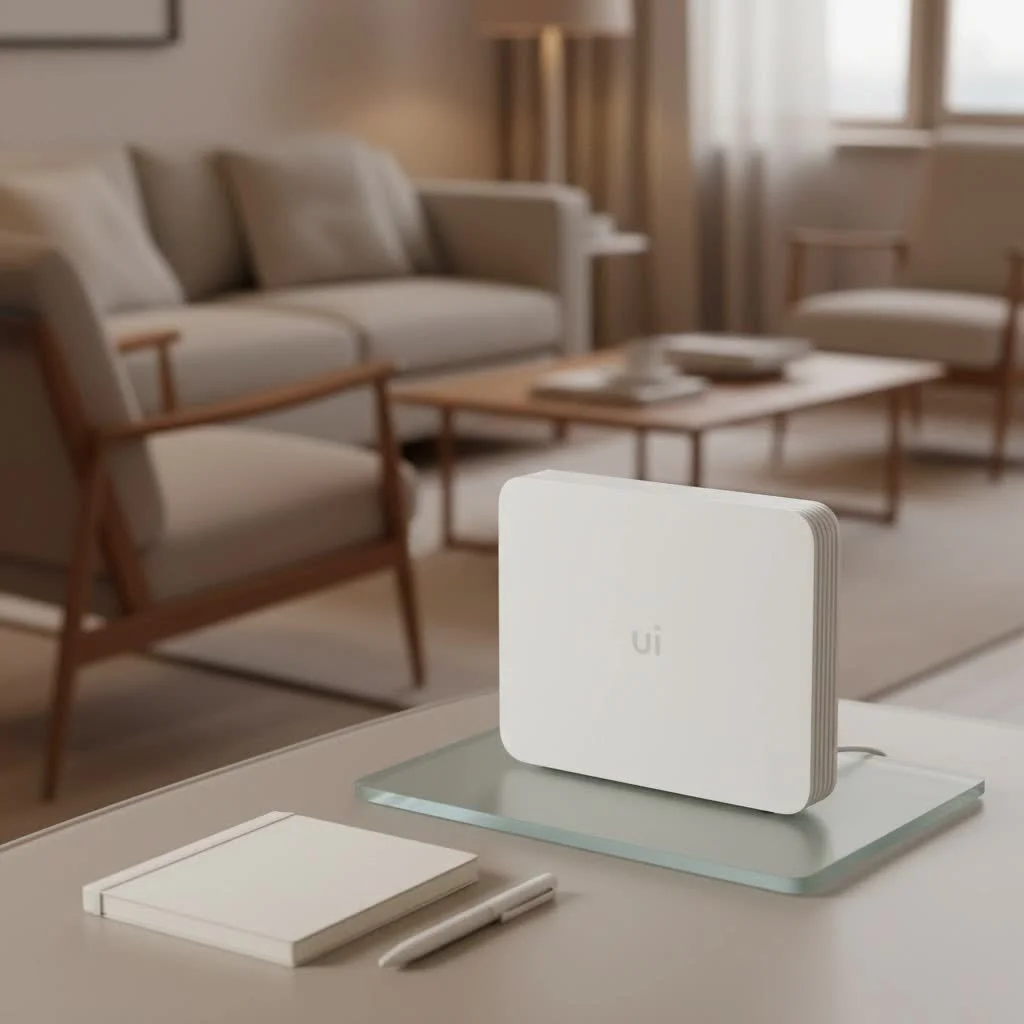 Dual band WiFi router with two antennas