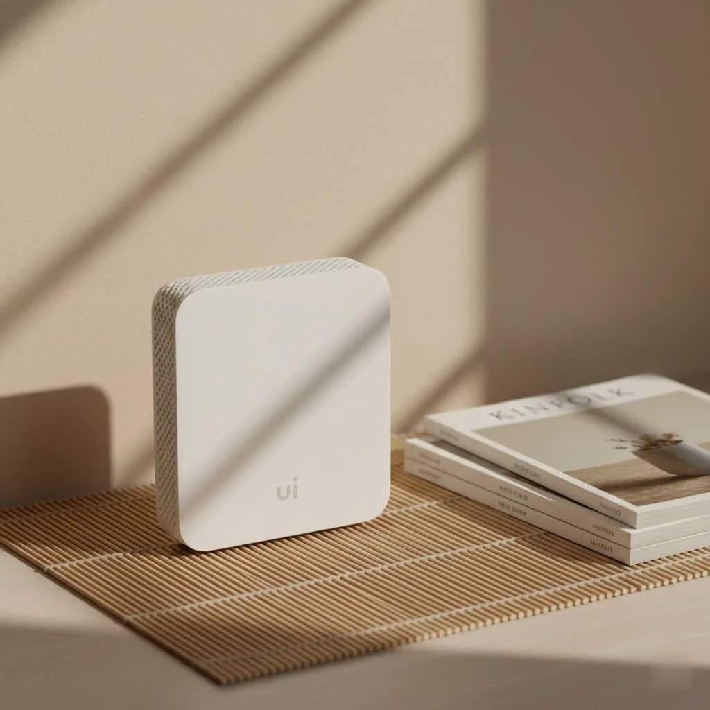 Modern WiFi router for home with multiple antennas